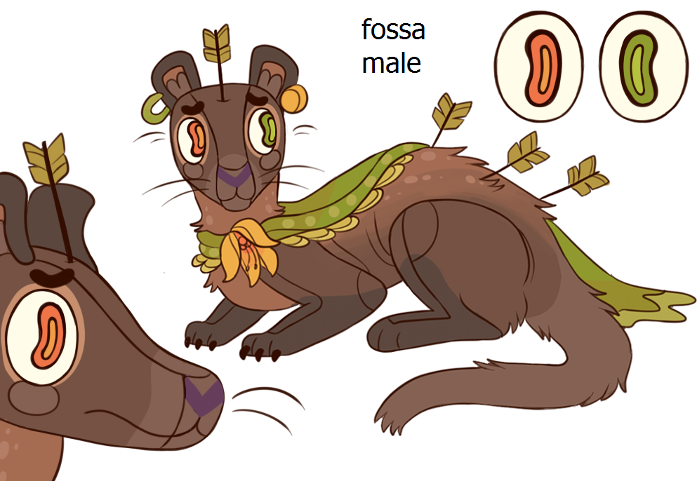 Fossa character design!