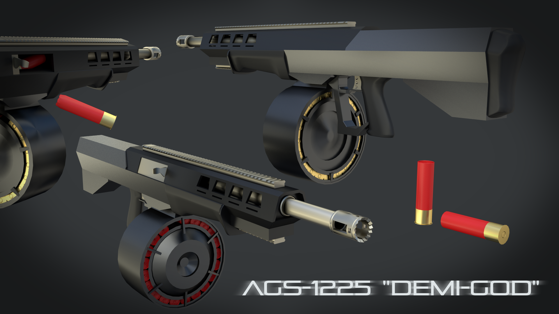 ASG-1225 'DEMI-GOD' Final Model 1080p HD