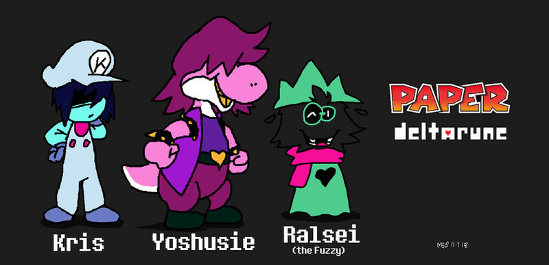 Lancer Paper Paper Deltarune by KunehoKun on DeviantArt