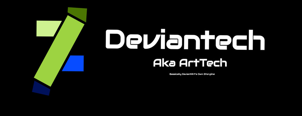 Deviantech comic current logo by LunarCorrupt on DeviantArt