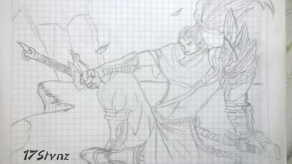 Yasuo League of Legends Dibujo by 17Stvnz on DeviantArt