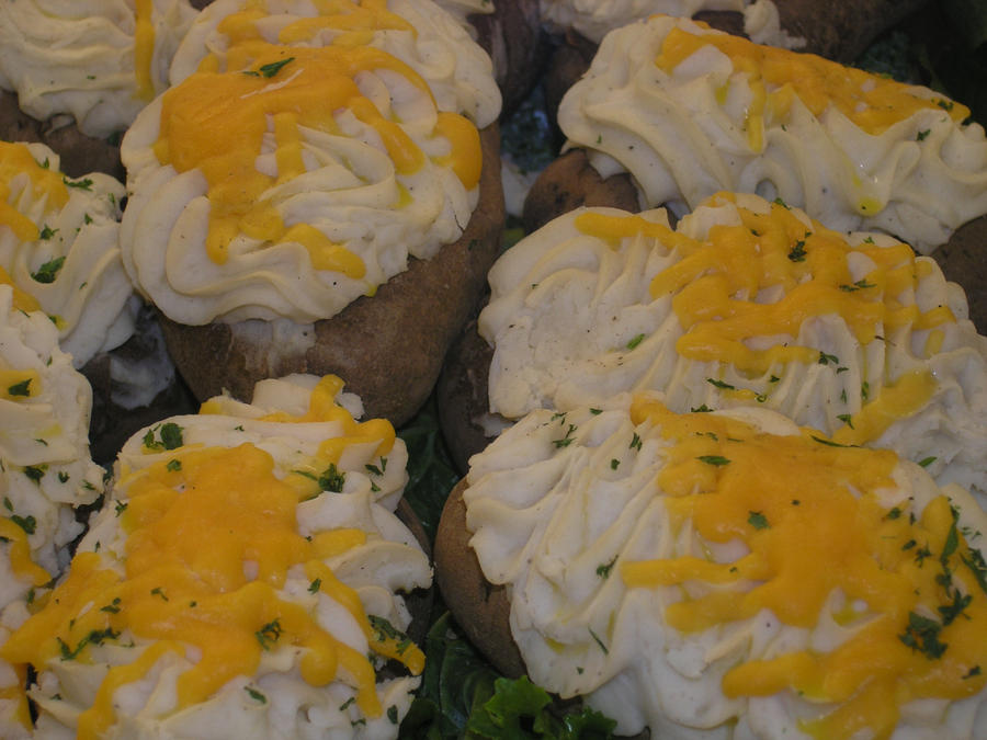 Baked Potato with Mozzarella Cheese by Gexon on DeviantArt