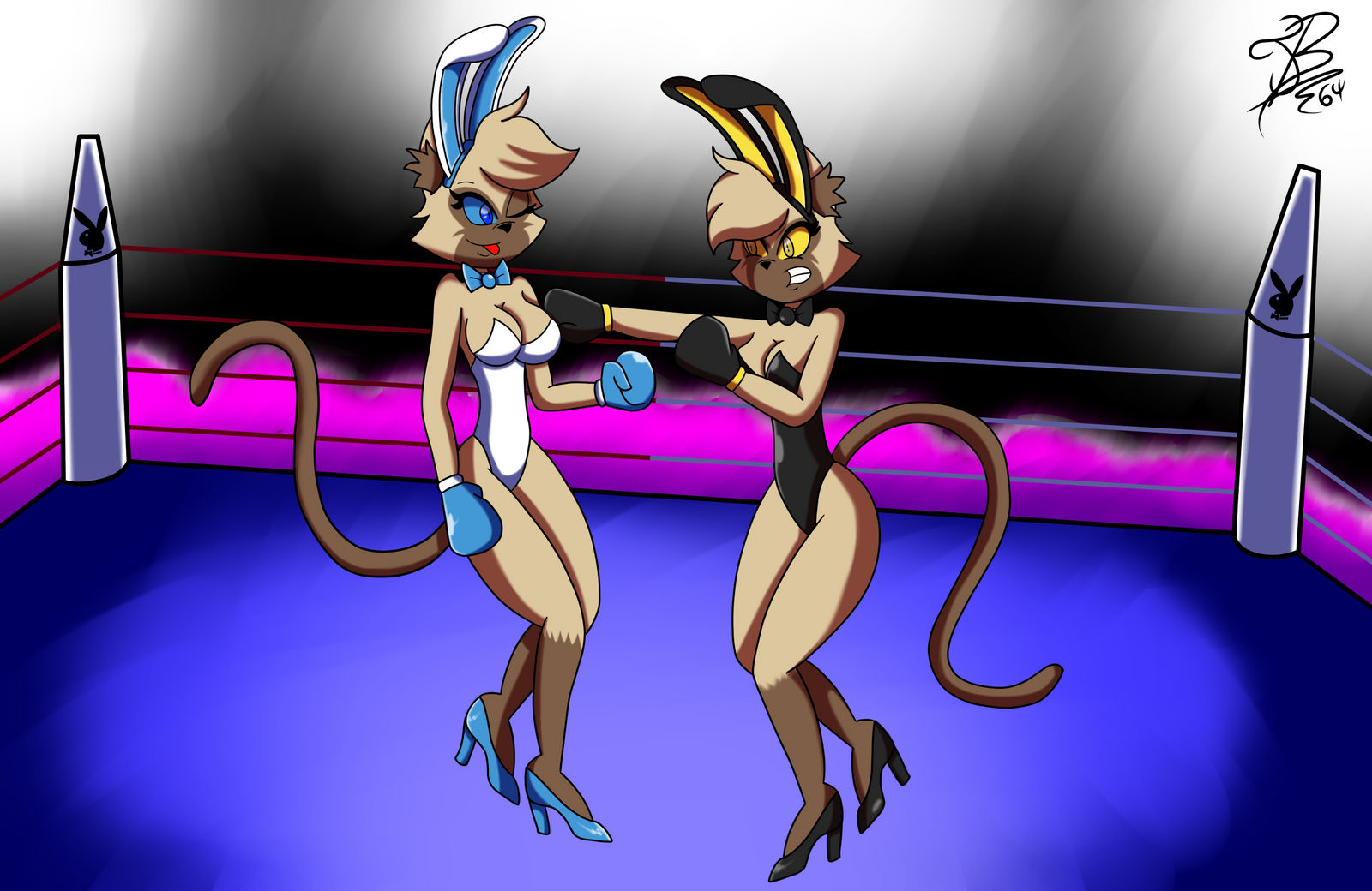 Yin vs Yang - Playboy bunny boxers