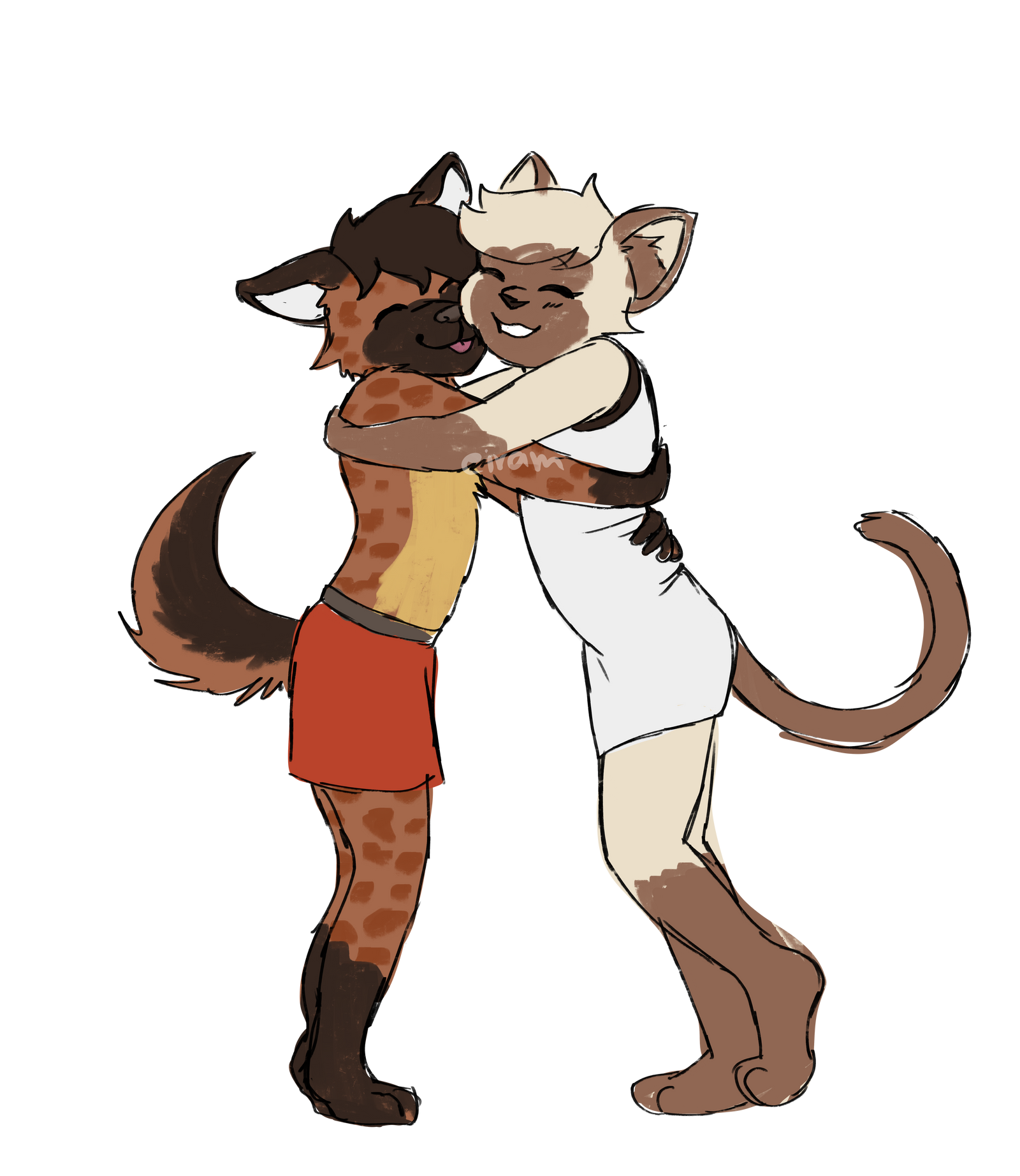 Kyle and Yin - Huggies