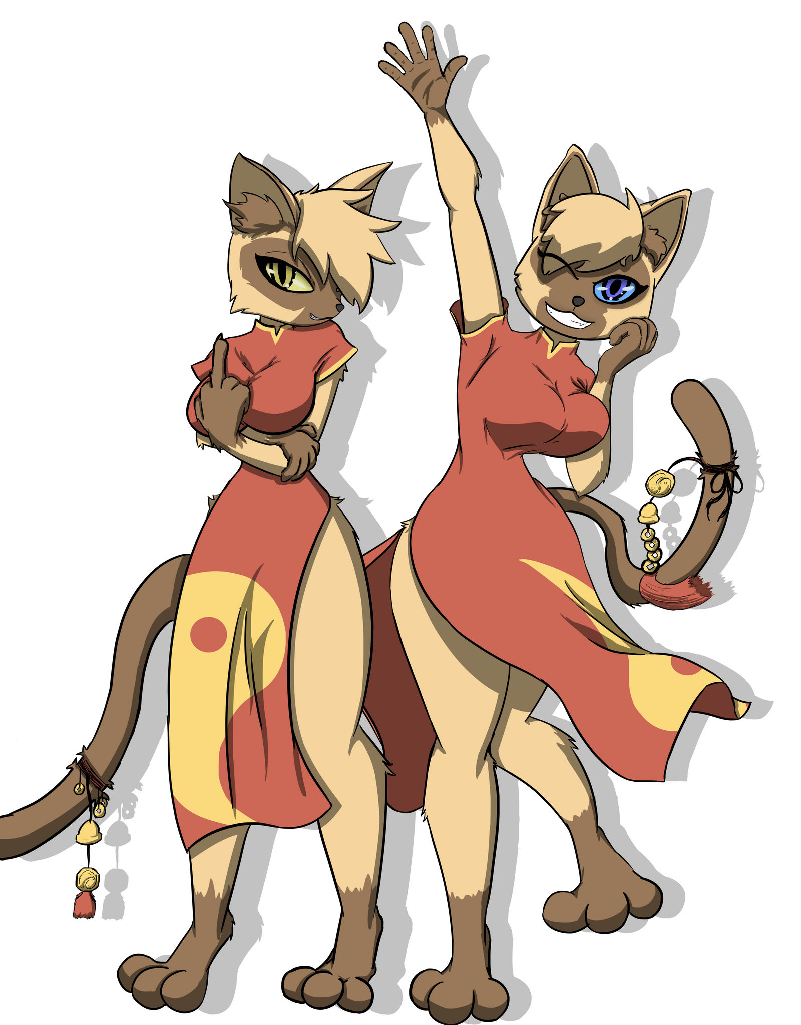 Yang and Yin - Xingzuo Temple outfit