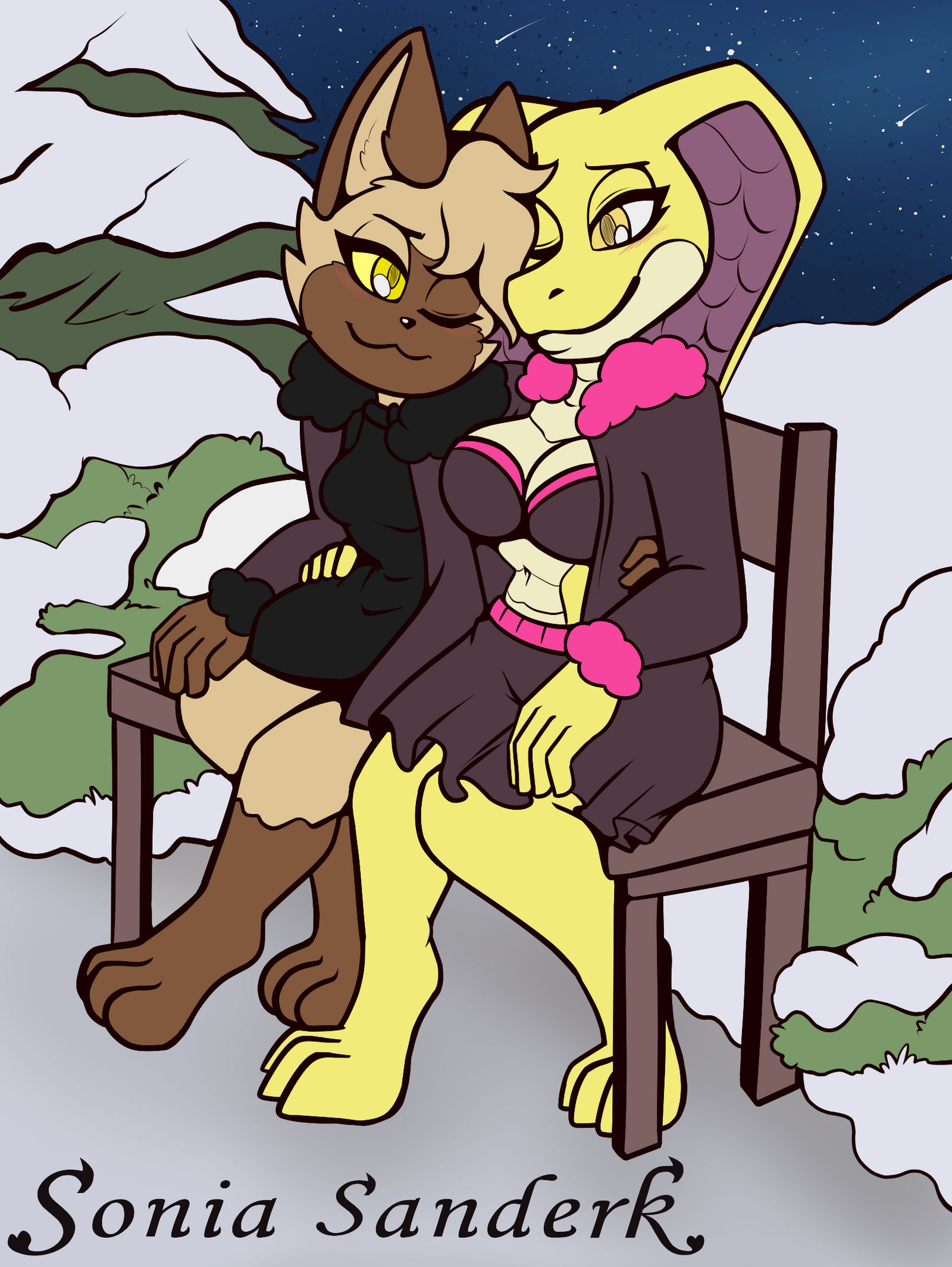 Yang and KK - Our winter date
