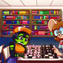Fola Foreman and Paulette - Chess Game