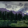 Canmore Dusk HDR