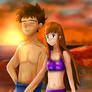 Brock and Sarah: Warm Sunset