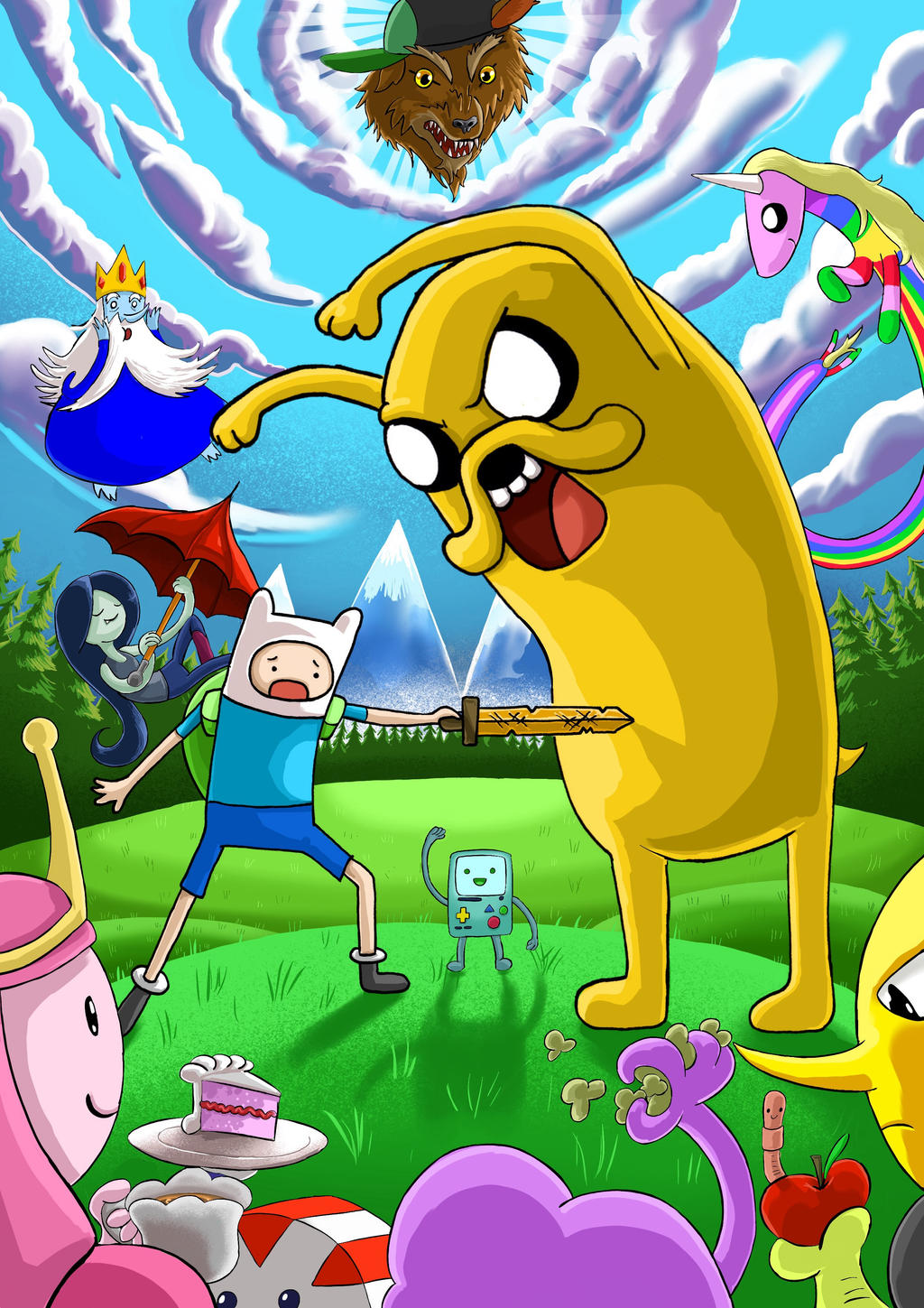 Adventure Time Job Adventure time collaboration by SemajZ on DeviantArt