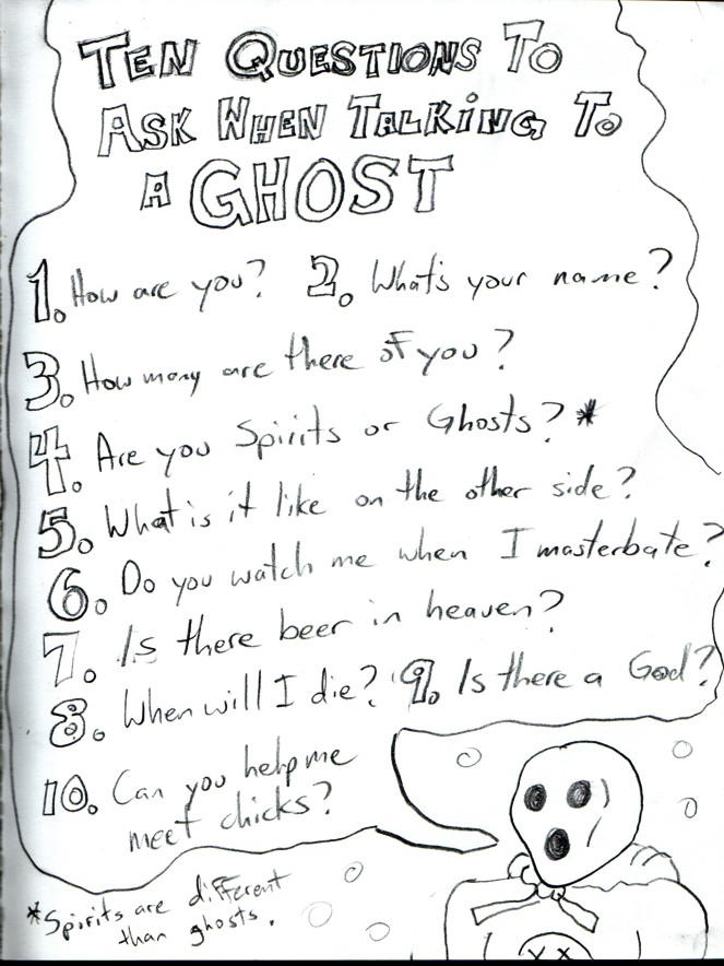 Ghost Questions By Andymatic On DeviantArt