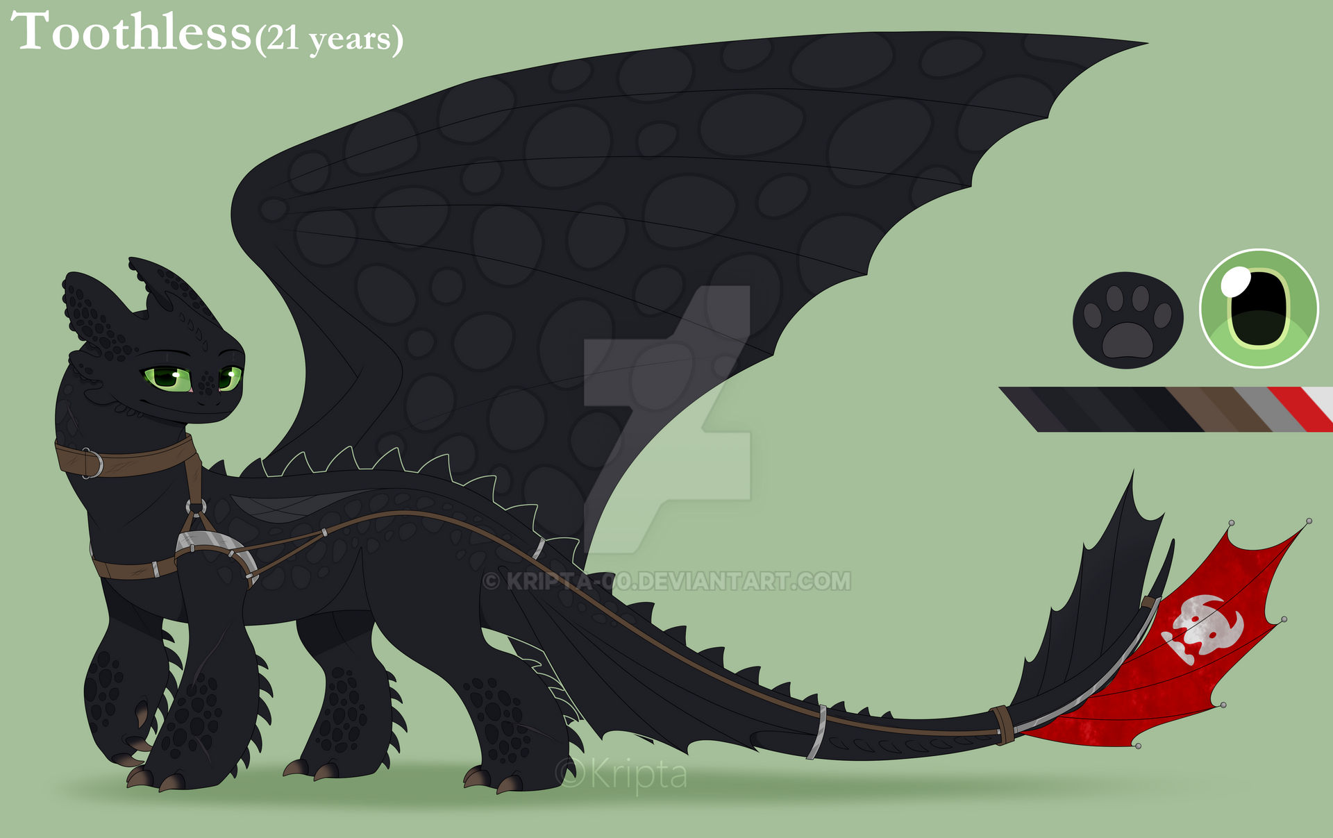 Toothless(V1) by KriptA-00 on DeviantArt