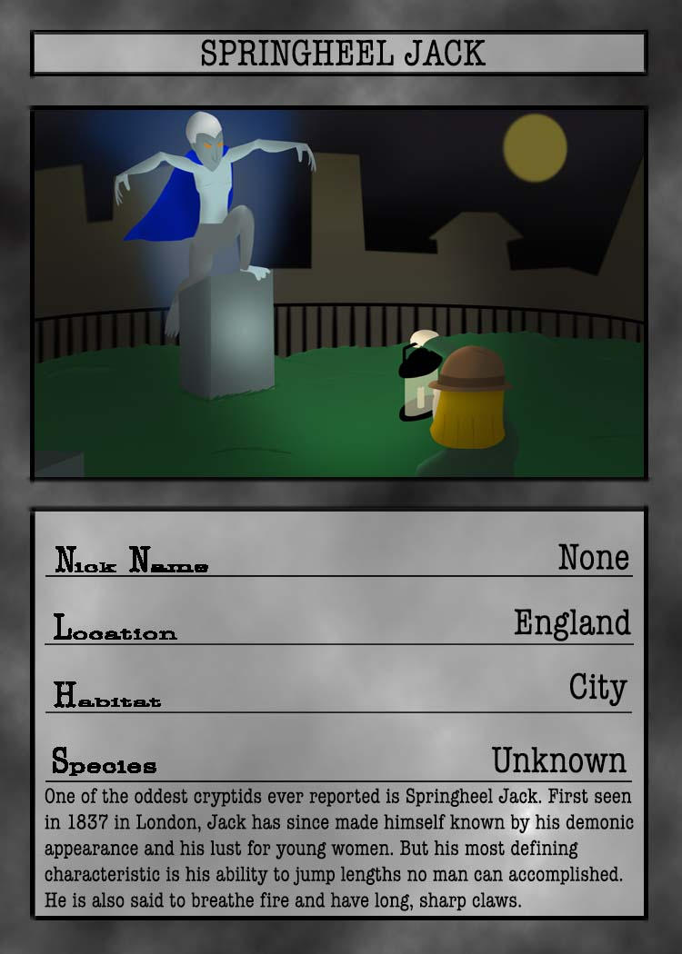 Cryptids Spring Heel Cryptid Quest Card: Springheel Jack by McDonaldbros on DeviantArt