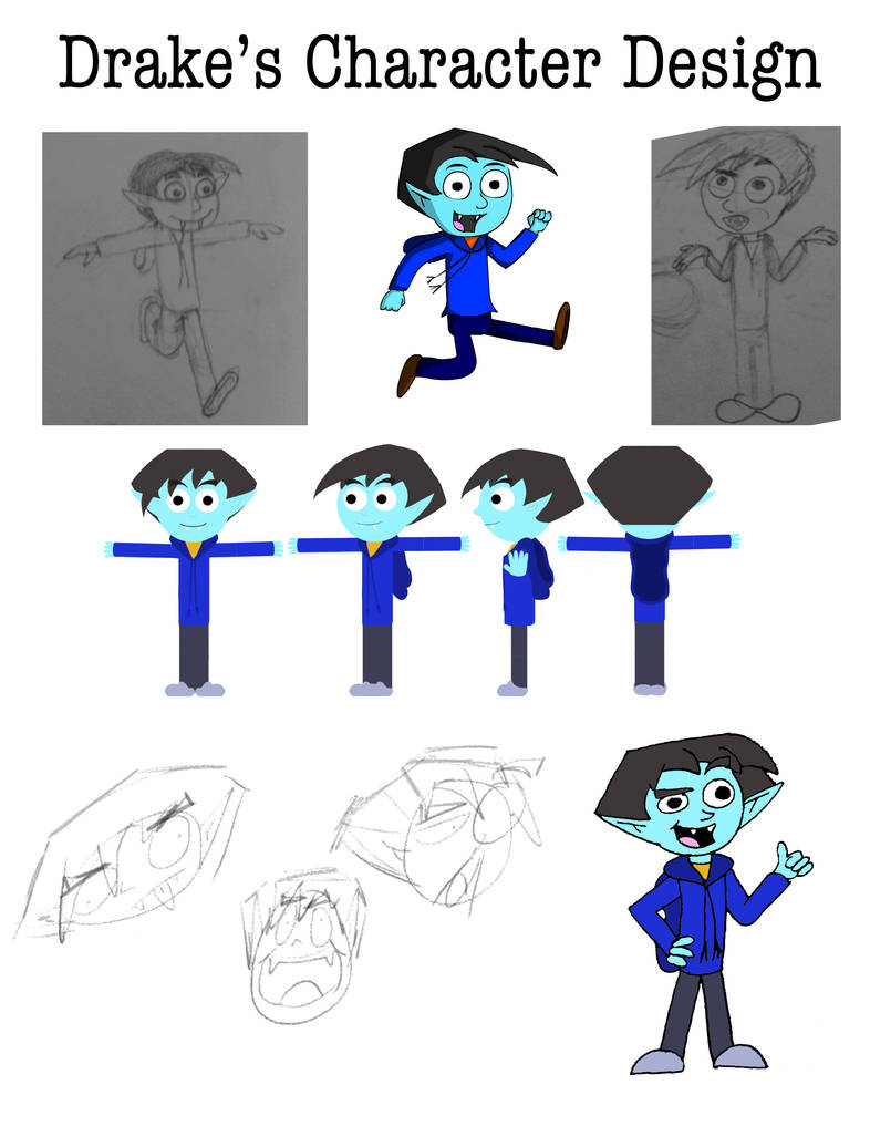 Drake Character Design Sheet by McDonaldbros on DeviantArt