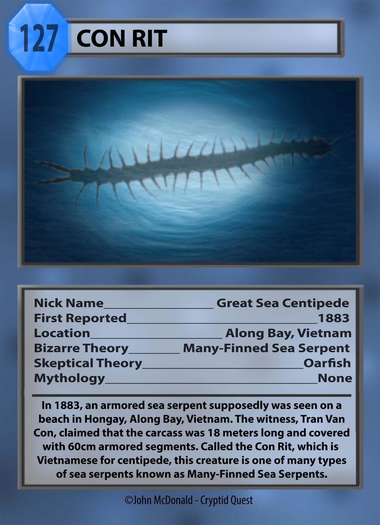 Cryptid Quest Card: Con Rit by McDonaldbros on DeviantArt
