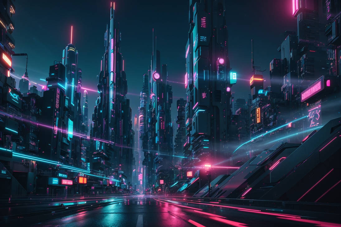 City lights by Cassieai on DeviantArt