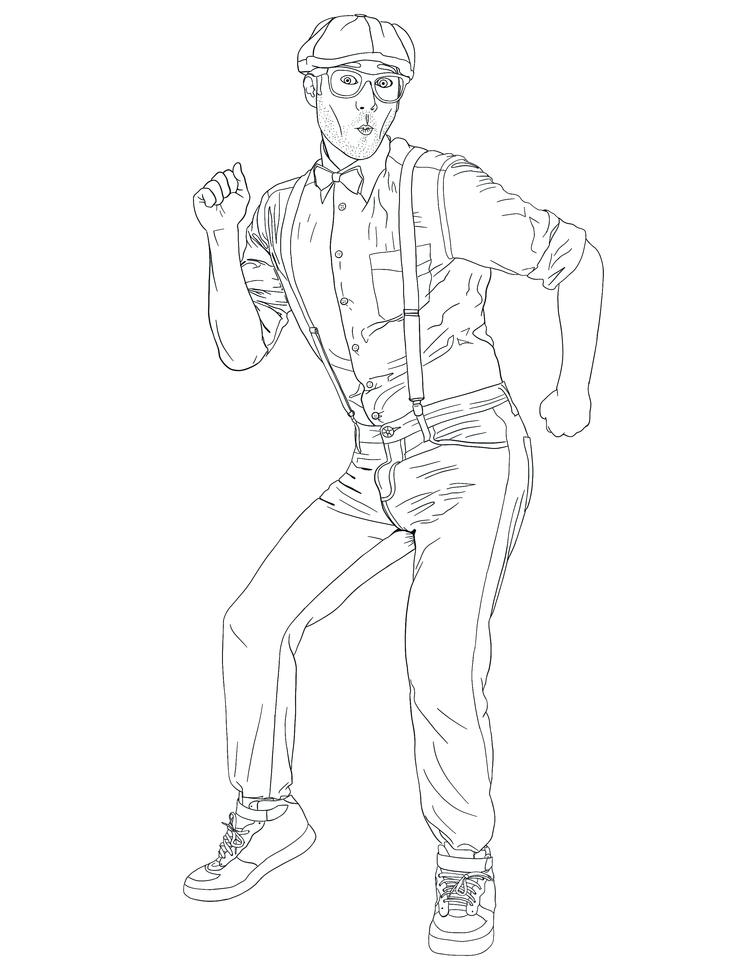 Blippi Coloring Page by FreeColoringPages on DeviantArt