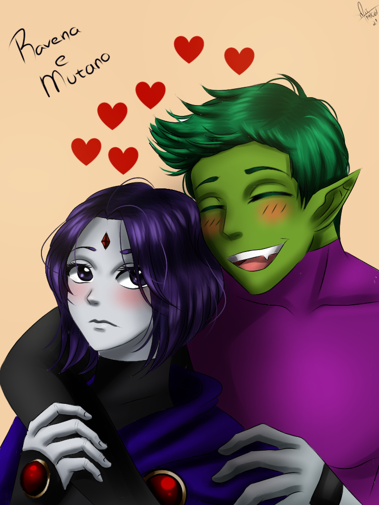 Ravena e Mutano by MiiArtDrawingsMyLife on DeviantArt