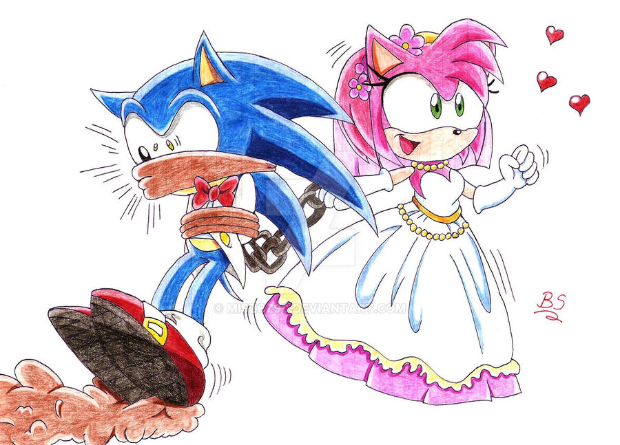 SonAmy Wedding ❤️~ Sonic and Amy VS DeviantArt 