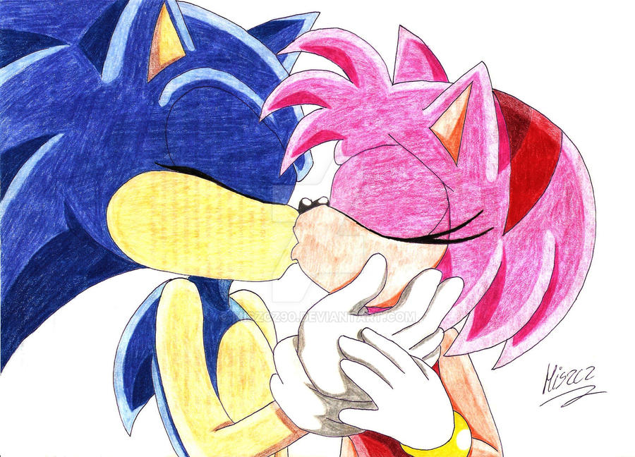 How To Draw Sonic And Amy Kissing how-to-draw-sonic-and-amy-kissing
