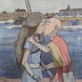 Aang and Katara kiss