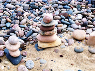 Stacked Rocks, Lake Michigan