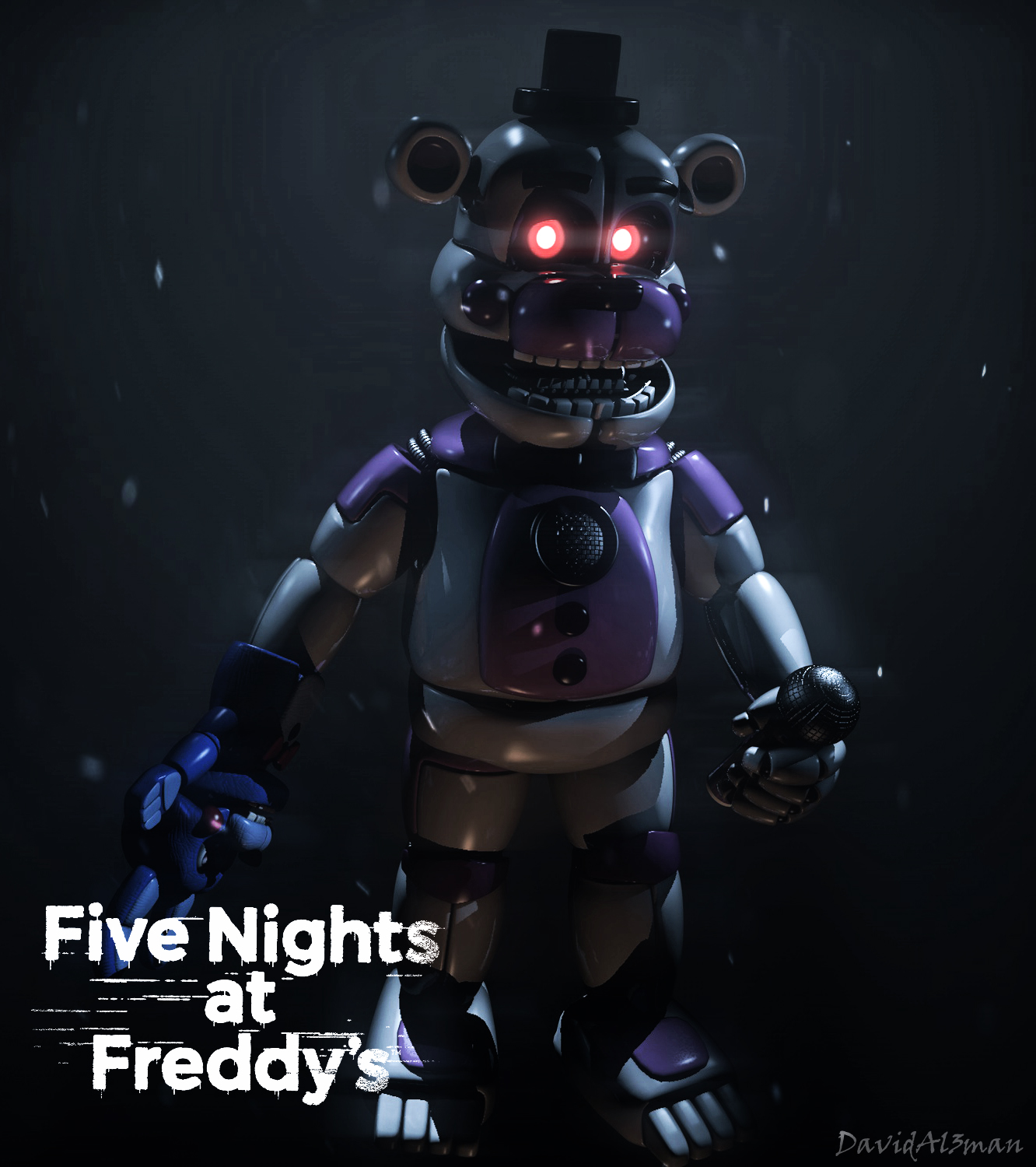 C4DFNAF: Funtime Freddy in FNAF AR by Slaughtrap on DeviantArt