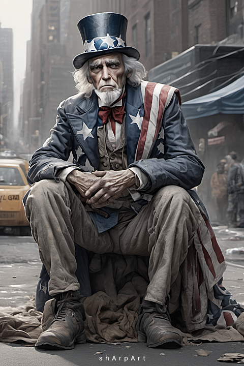 Homeless Uncles Homeless Uncle Sam by frmwthn on DeviantArt