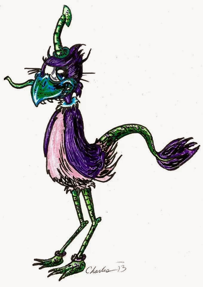One eyed one horn flying purple people eater