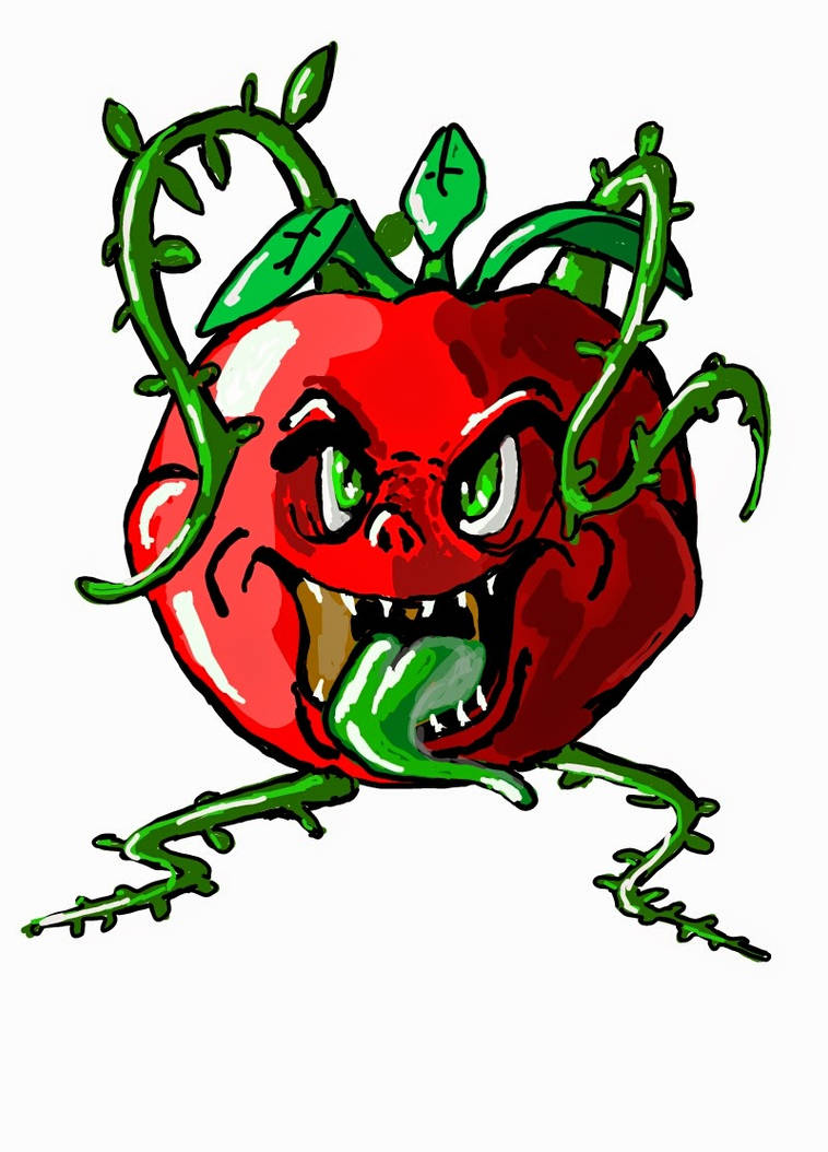 Нападение помидоров. Злобный помидор. Помидоры злые злые. Злая помидорина.