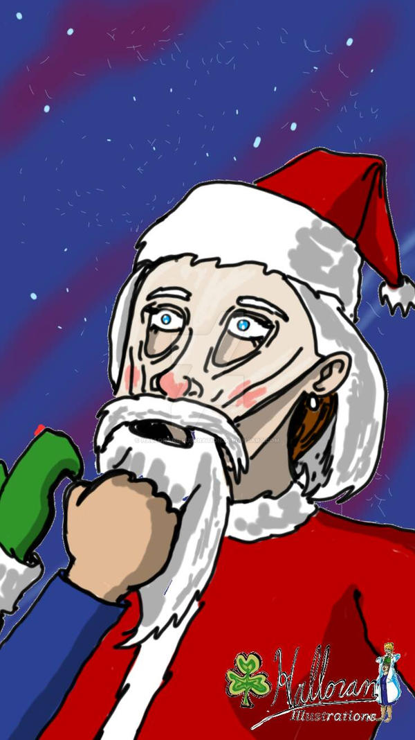 Distorted Santa Fake Santa Unmasked by HalloranIllustration on DeviantArt