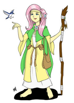 Fluttershy as a Druid