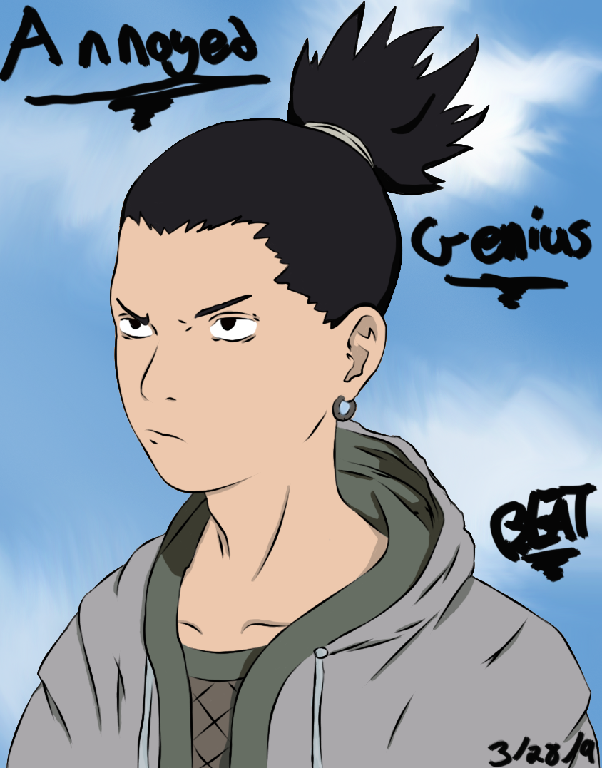 Shikamaru- Annoyed Genius