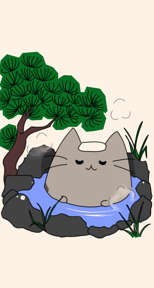 :Gift: Bathing Pusheen