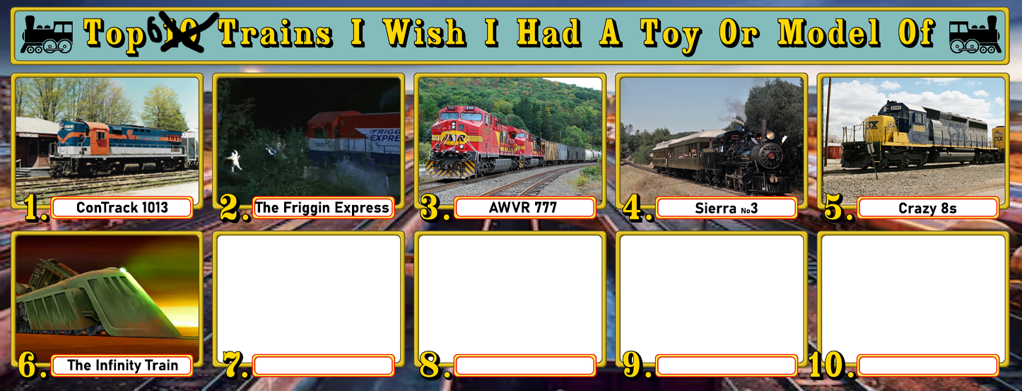 Top 6 (10) Trains I Wish Had a Model of by Deckals on DeviantArt