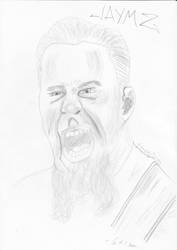 Drawing of Jaymz Hetfield