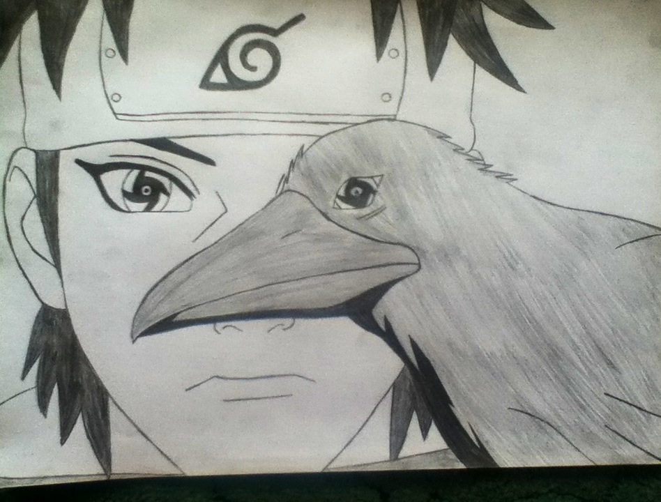 Shisui Uchiha With His Crow Diamond Painting 