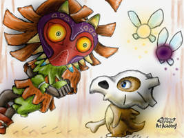 Cubone meets Skullkid