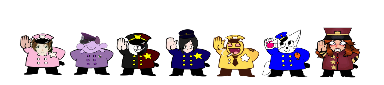 All Female UTTP members Completion transparent by Gachafall on DeviantArt