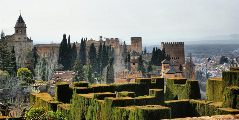 The Alhambra palace in Spain