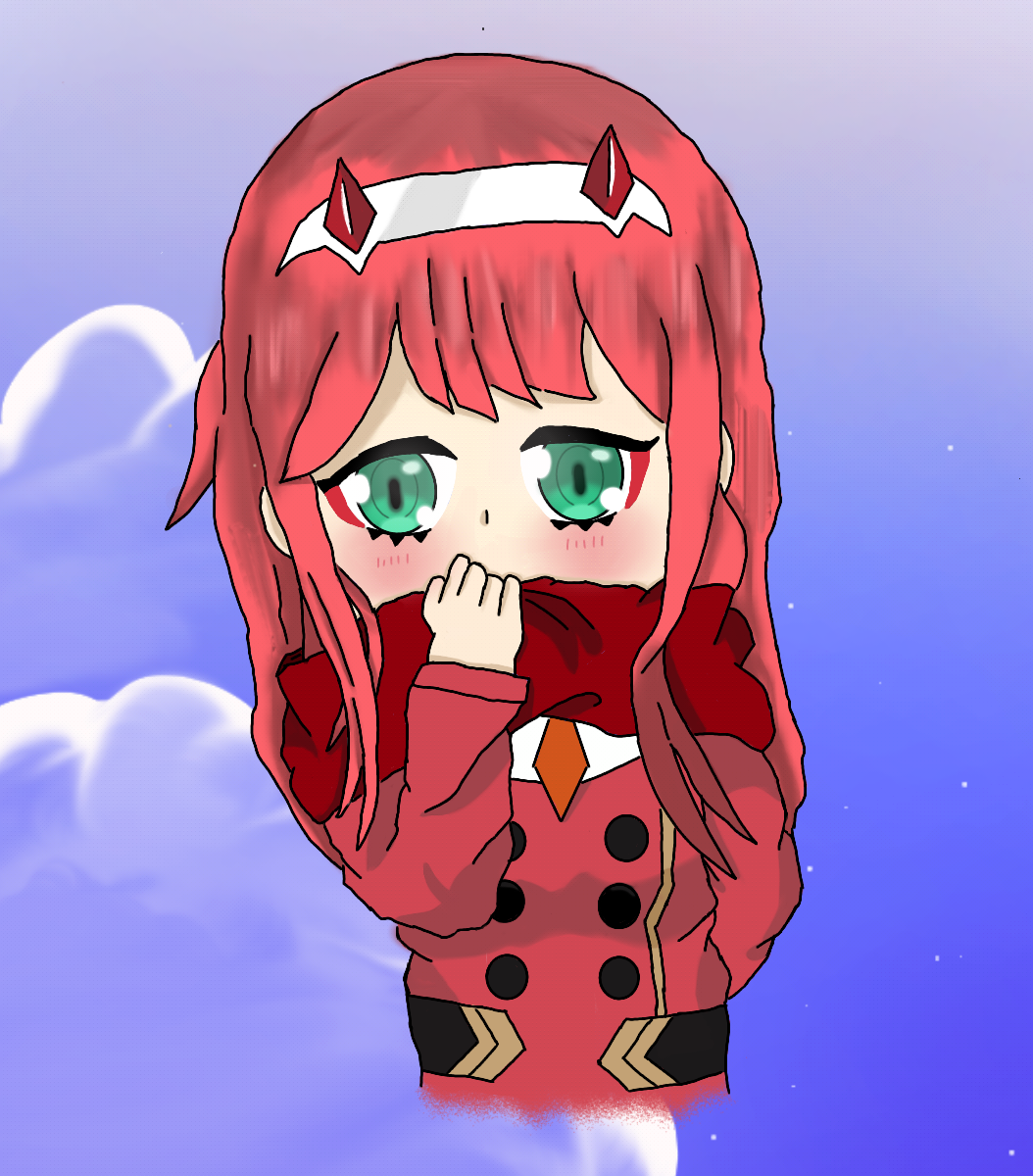 Chibi Zero Chibi Zero Two (Darling in the FranXX) by meteometa on DeviantArt