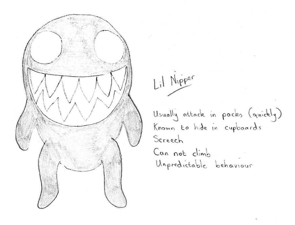 Night Blights - Early Concept Art - Lil Nipper by NightBlights on