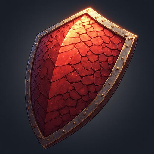 Red Dragon Shell Red Dragon Scales Shield by Thezibaim on DeviantArt