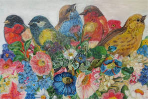 Jinifur's Vintage Birds