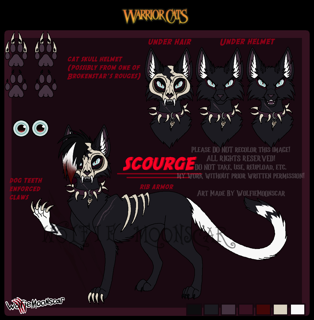 Warrior Cats Design #14: Scourge by HeneryettaTheHen on DeviantArt