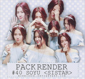 [7516] PACK RENDER #40 SOYU (SISTAR) PART 1
