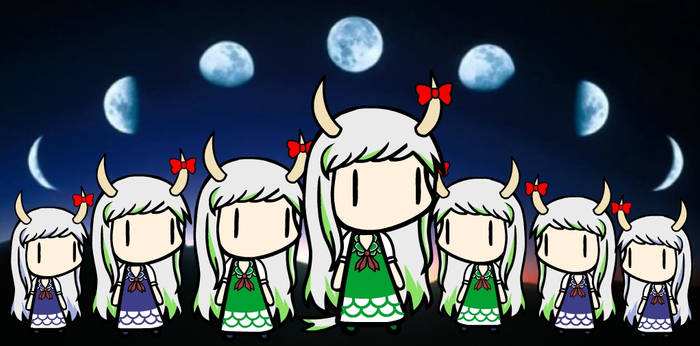 phases of the moon keine kamishirasawa walfas