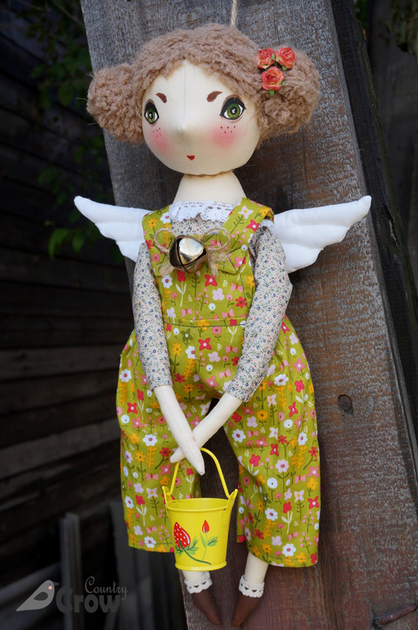 PDF Digital Pattern Textele Doll Garden Angel