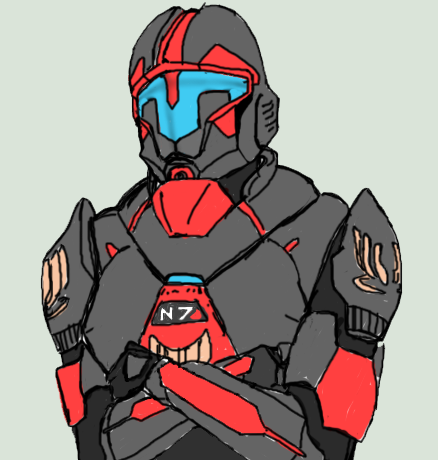 +WIP+ N7 Armor Concept Art