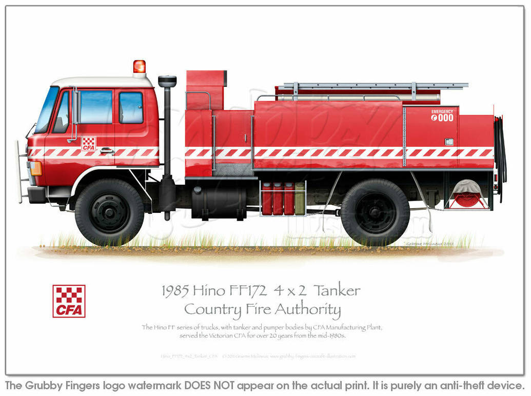 Hino FF172 Tanker CFA - Country Fire Authority by LieutenantAUSSIE on ...